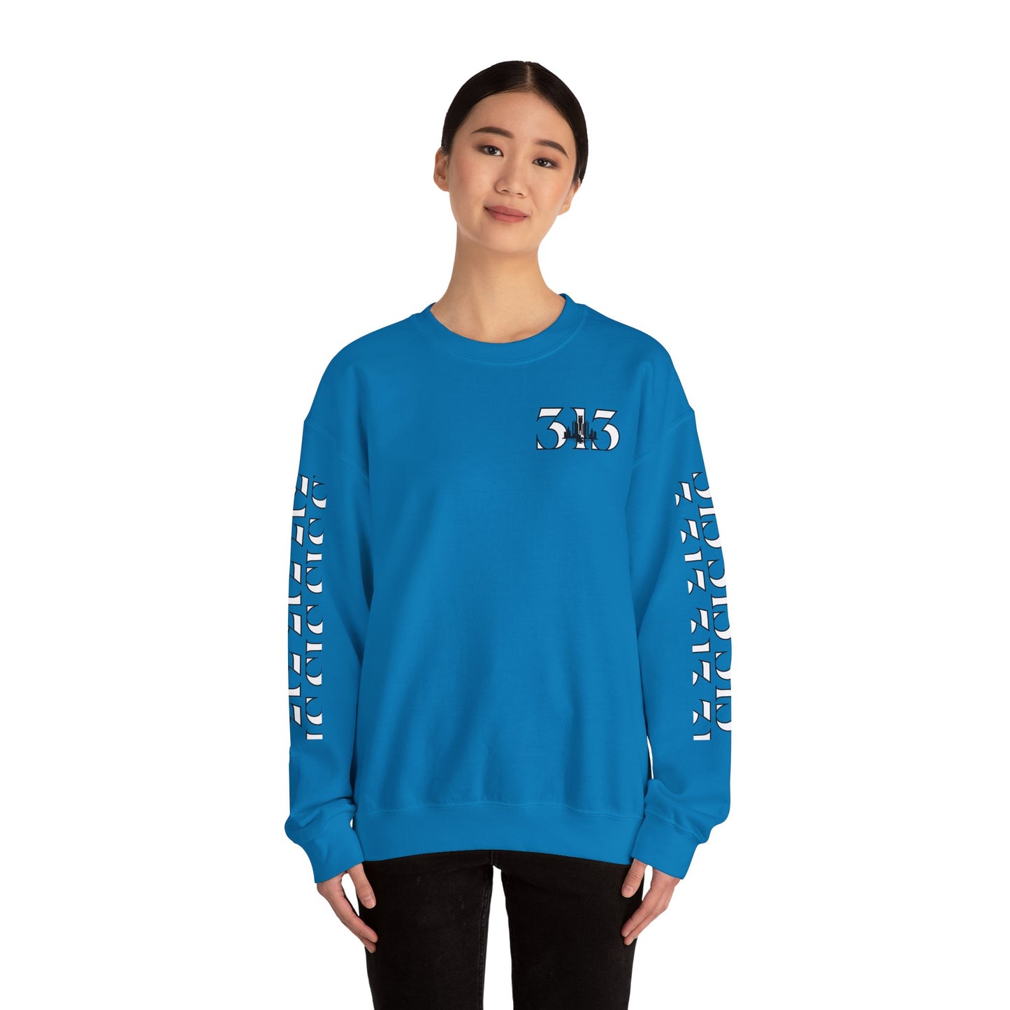 313 Skyline w Mi.Art Sweatshirt - Unisex Crewneck