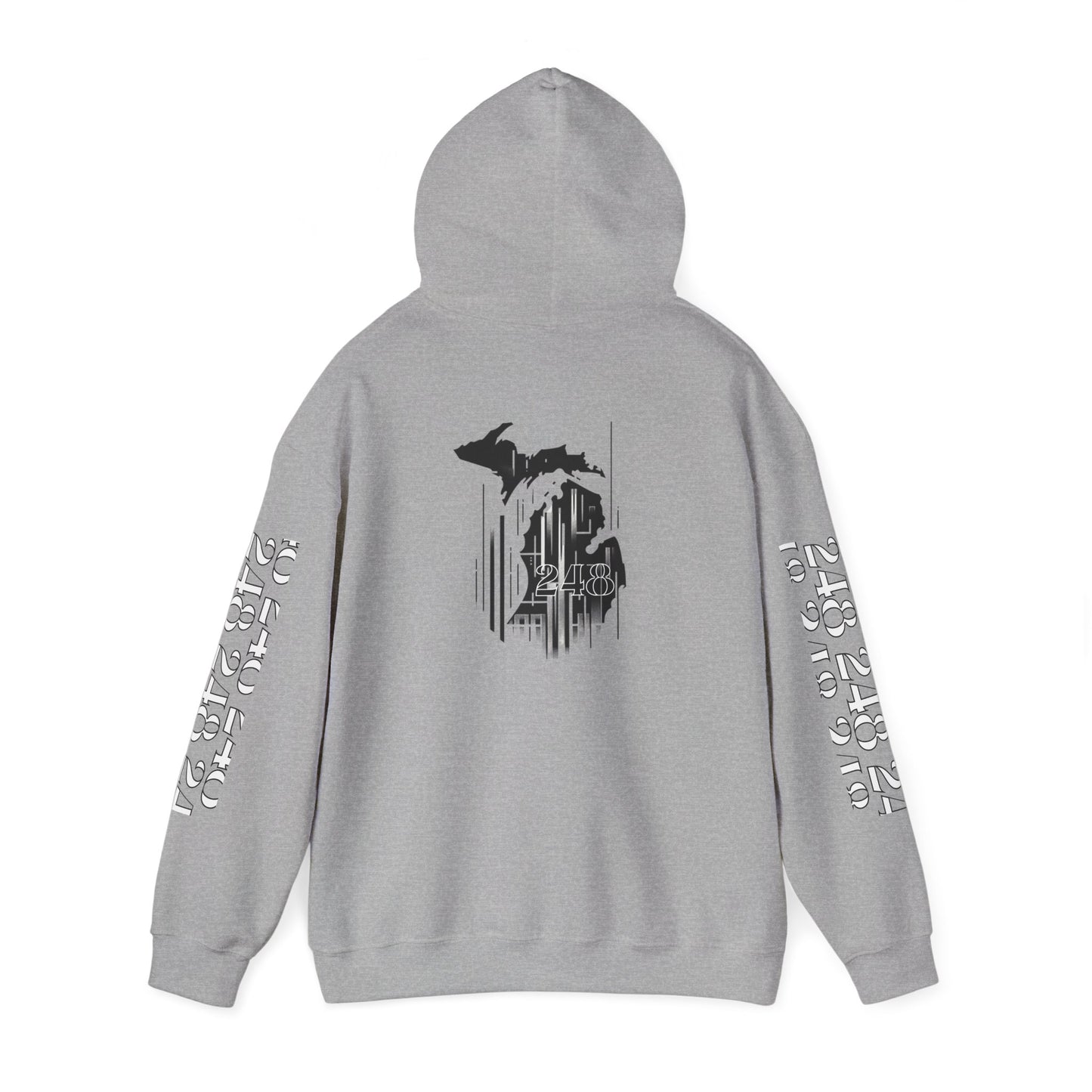 248 Skyline w Mi. Art Hoodie Sweatshirt