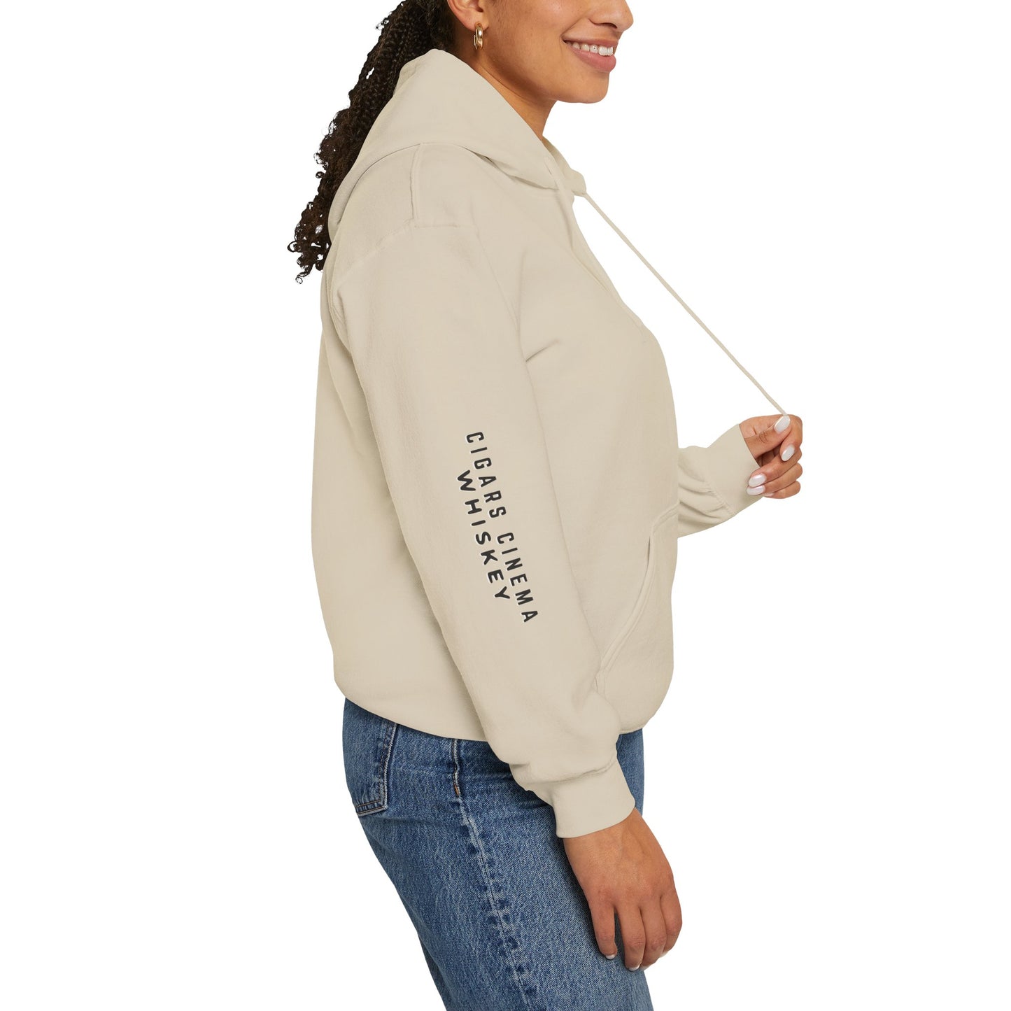 Cigars & Whiskey Bonfire Hoodie - Unisex Heavy Blend Sweatshirt