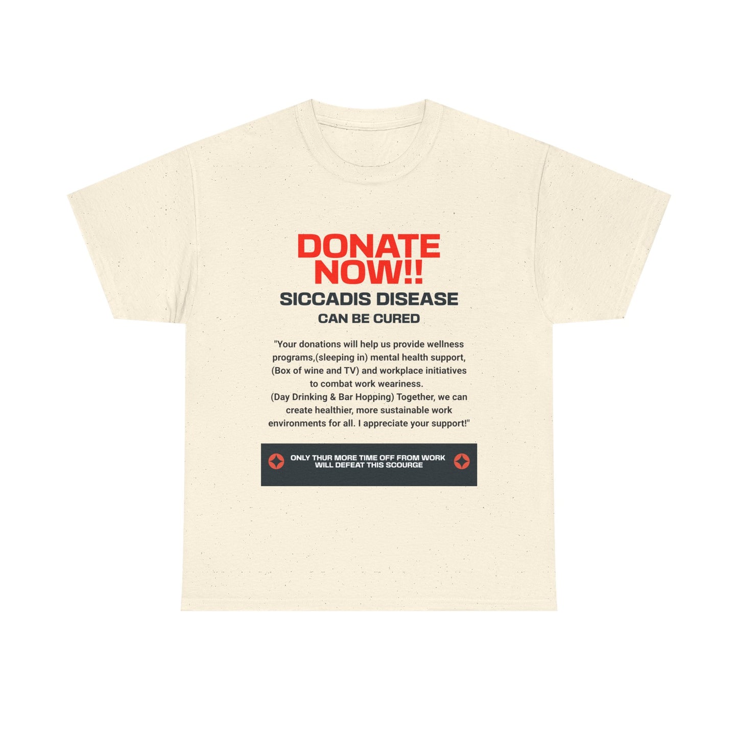 SICCADIS Donate Now Tee