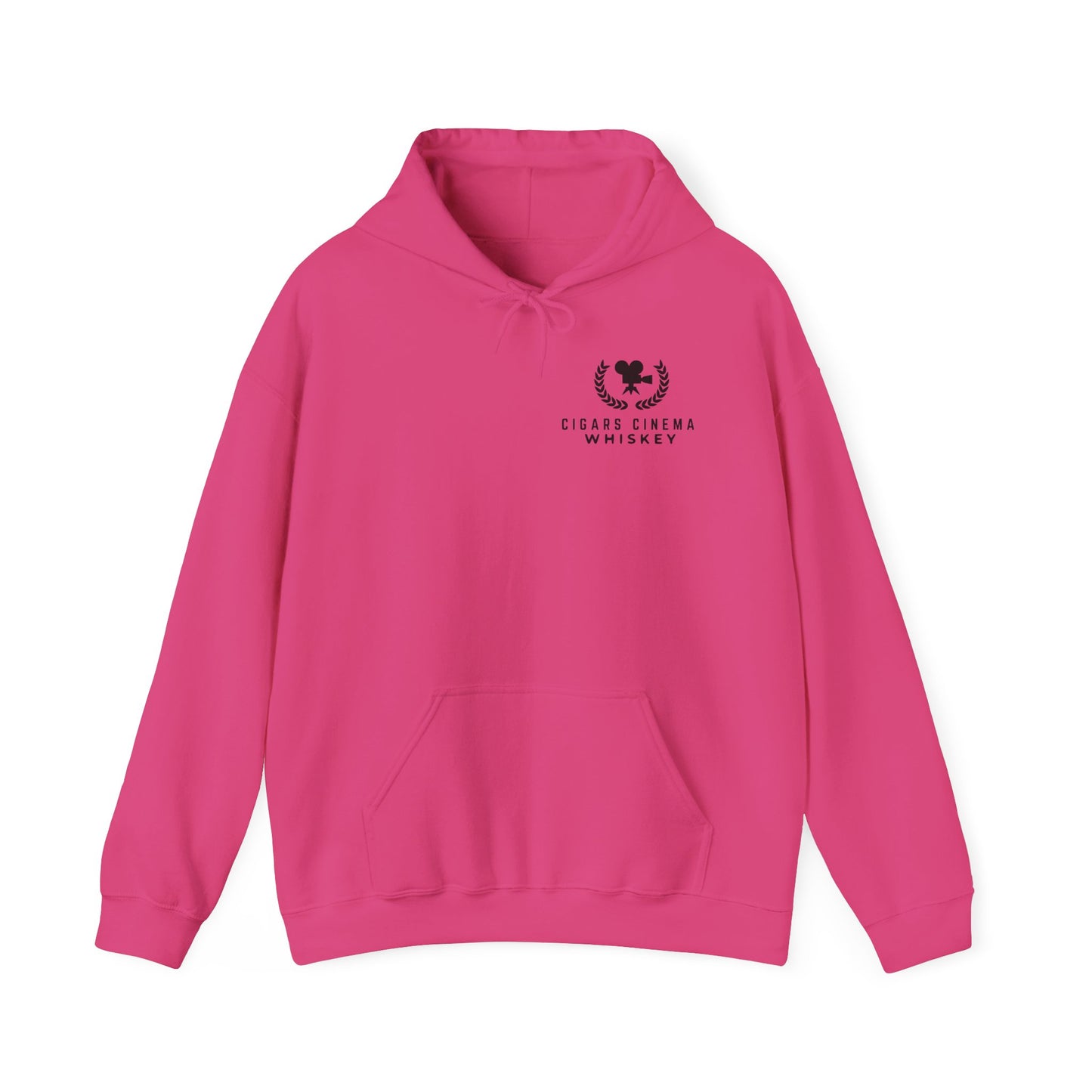 Cigars Cinema Hoodie, Cozy Unisex Sweatshirt for Film Lovers, Gift for Whiskey Enthusiasts, Perfect for Movie Nights, Holiday Apparel