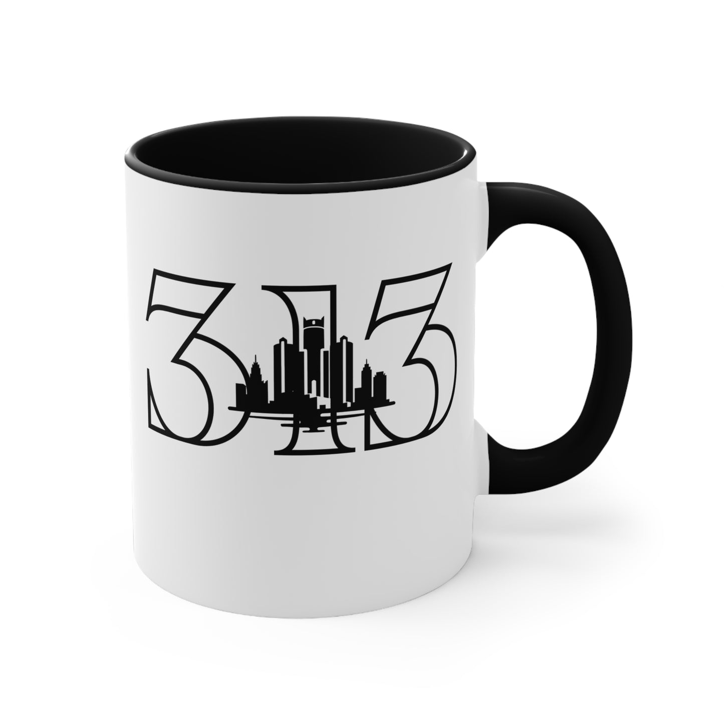 313 Skyline - Colorful Accent 11oz Mug