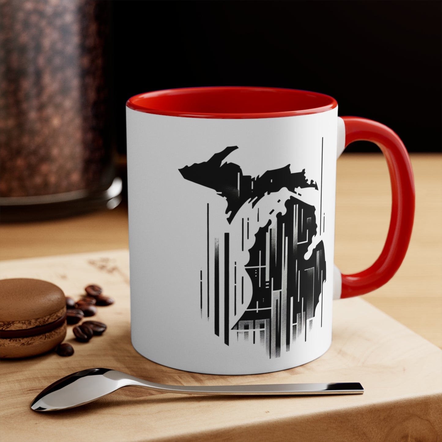 Mi-Mug Colorful Accent Mug - 11oz Coffee Cup for Nature Lovers