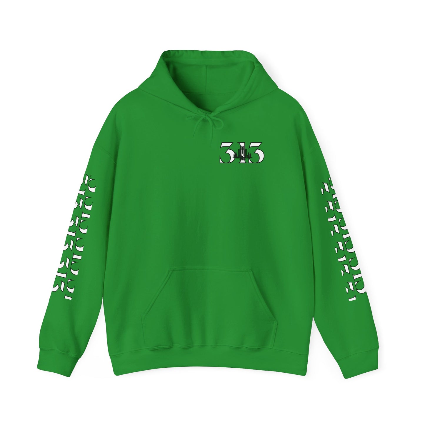313 Skyline w Mi. Art Hoodie Sweatshirt Ver