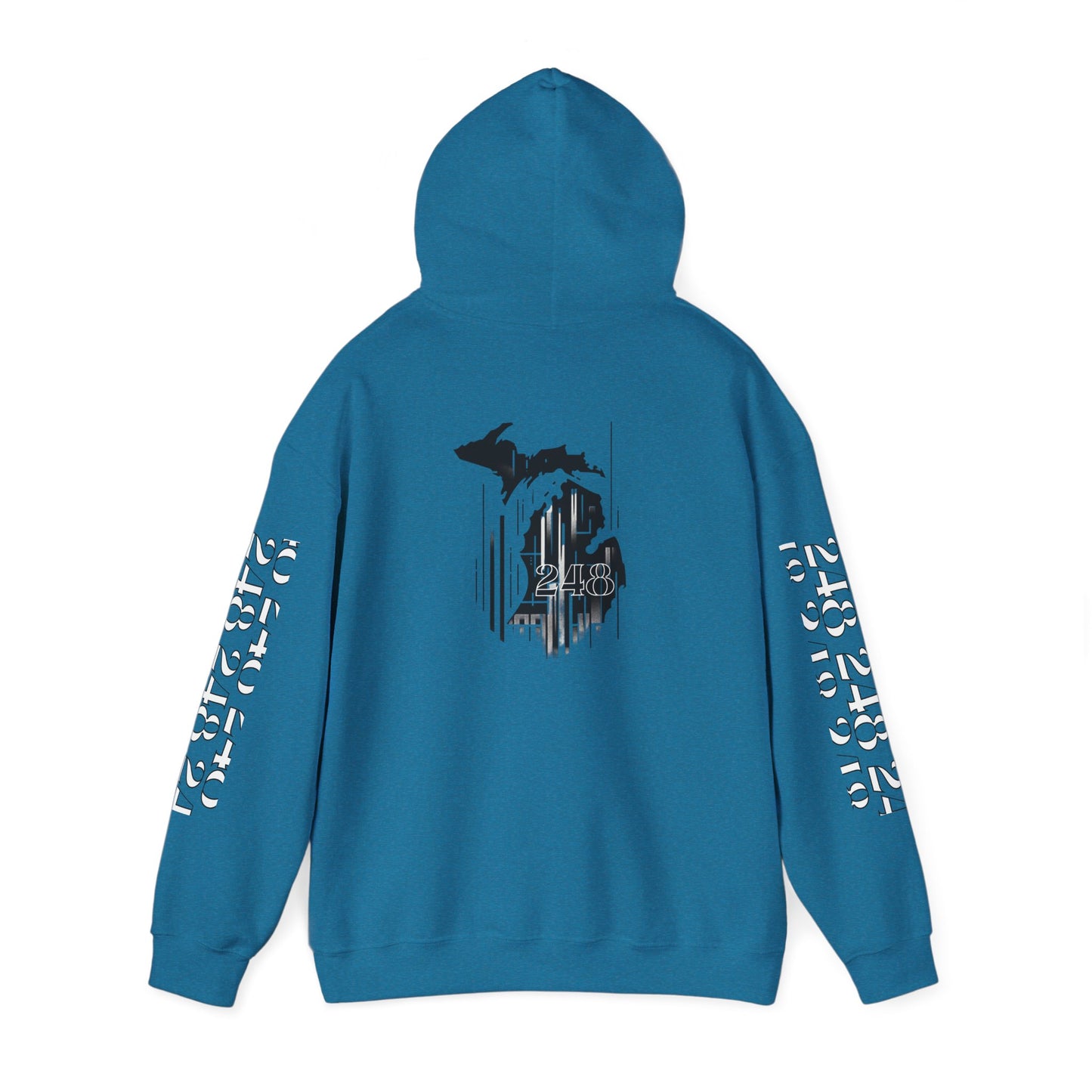248 Skyline w Mi. Art Hoodie Sweatshirt