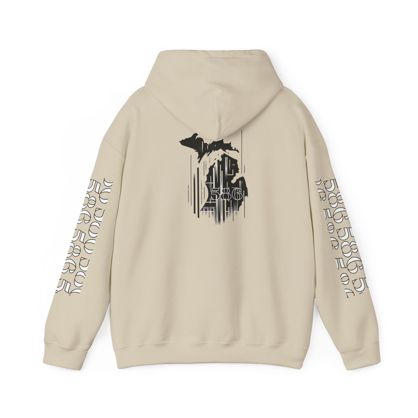 586 Skyline w Mi. Art Hoodie Sweatshirt
