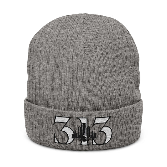 313 Skyline Beanie  Embroidered