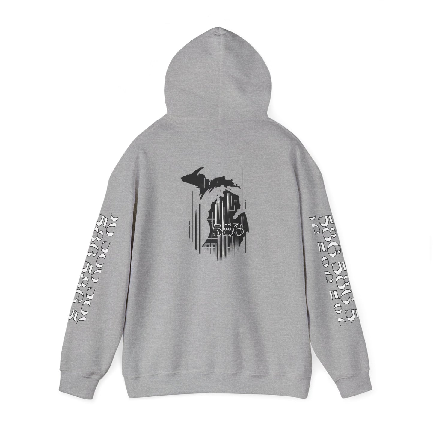 586 Skyline w Mi. Art Hoodie Sweatshirt