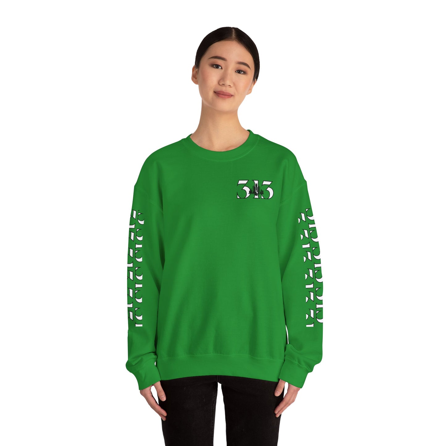 313 Skyline w Mi.Art Sweatshirt - Unisex Crewneck