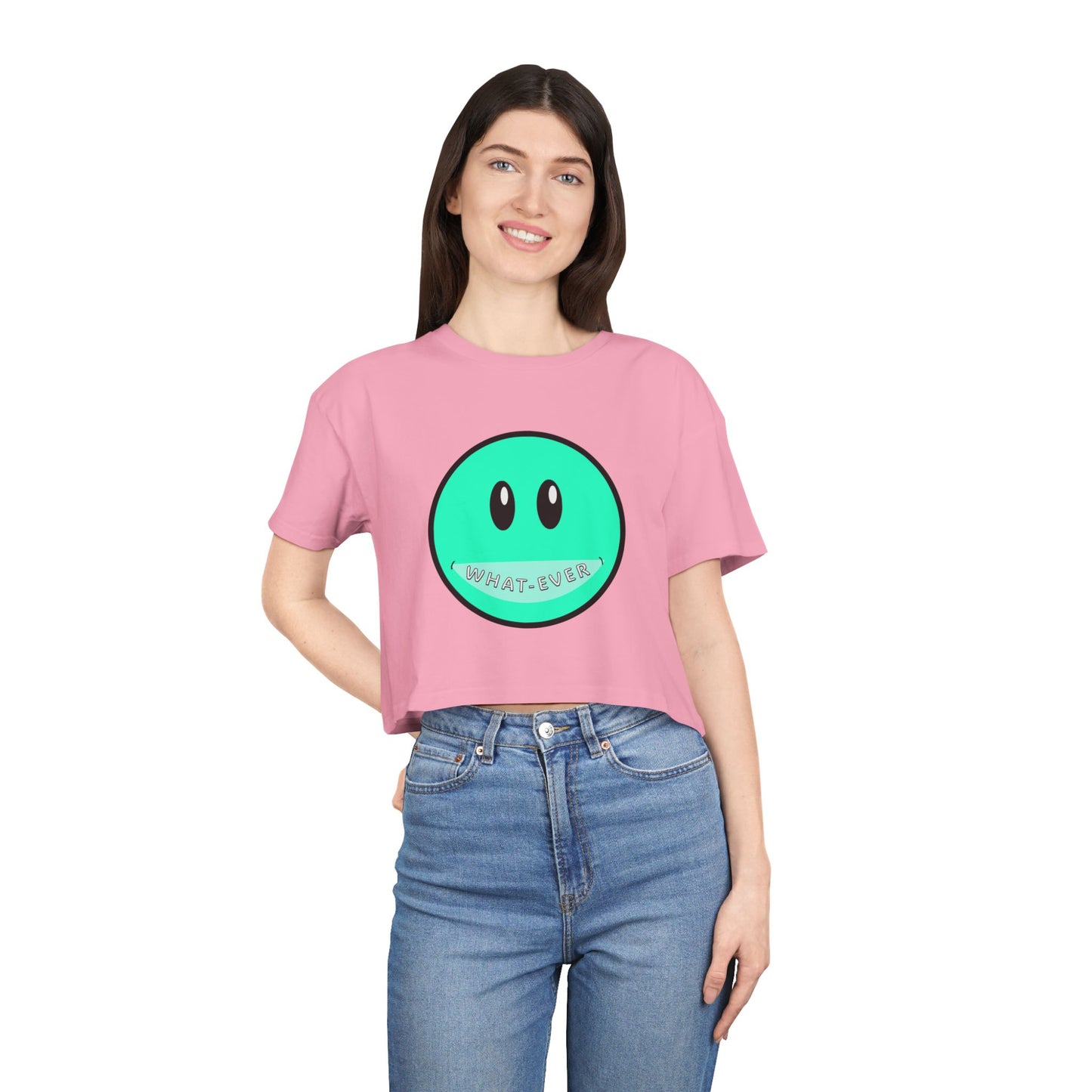 Crop Tee Whatever Woman's Cropped Shirt