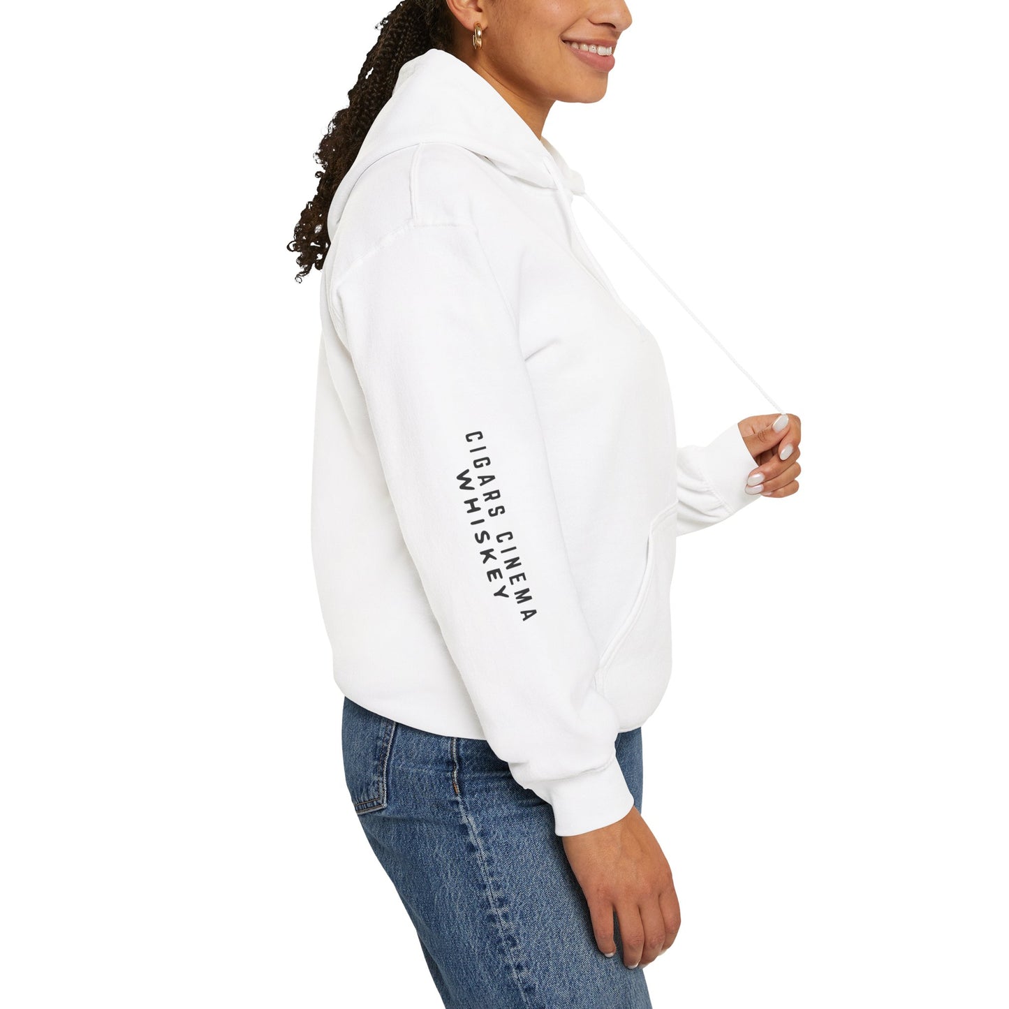 Cigars & Whiskey Bonfire Hoodie - Unisex Heavy Blend Sweatshirt