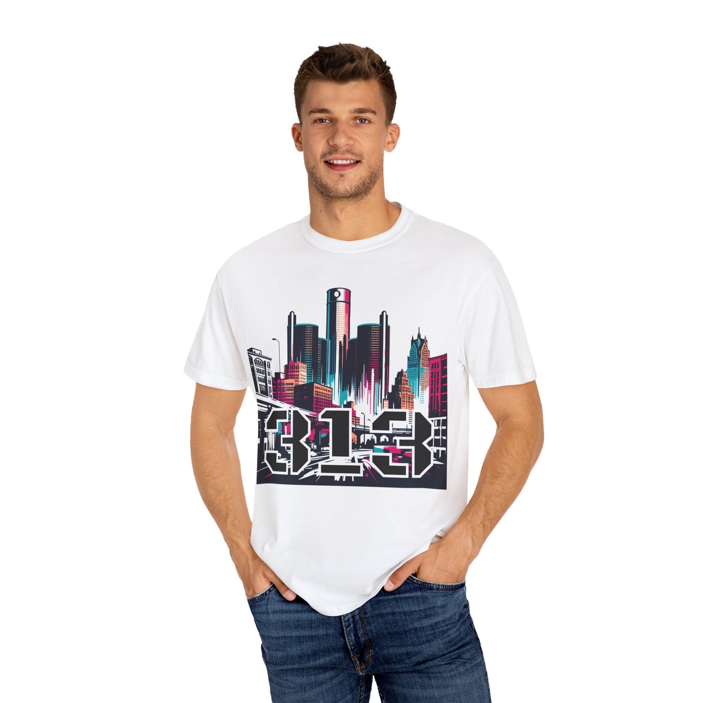 Detroit 313 Hyper Color T-shirt