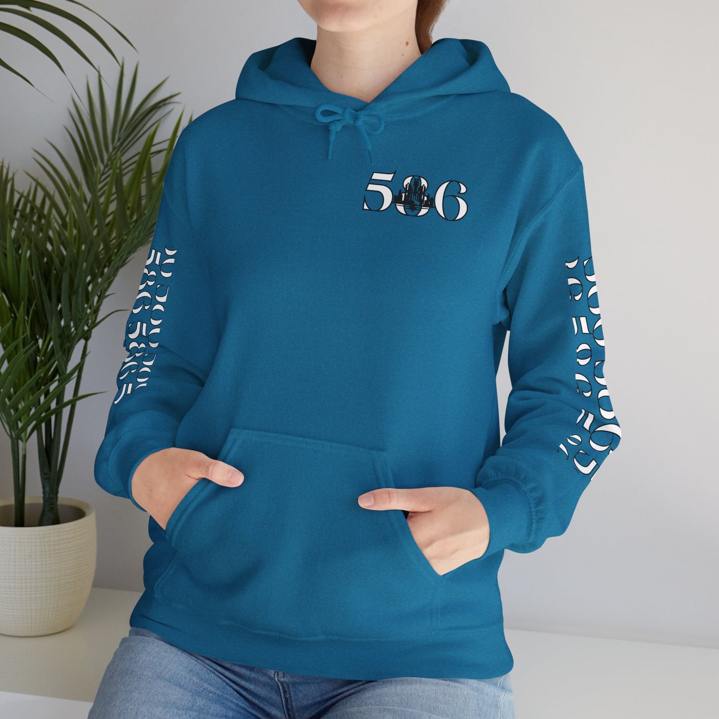 586 Skyline w Mi. Art Hoodie Sweatshirt