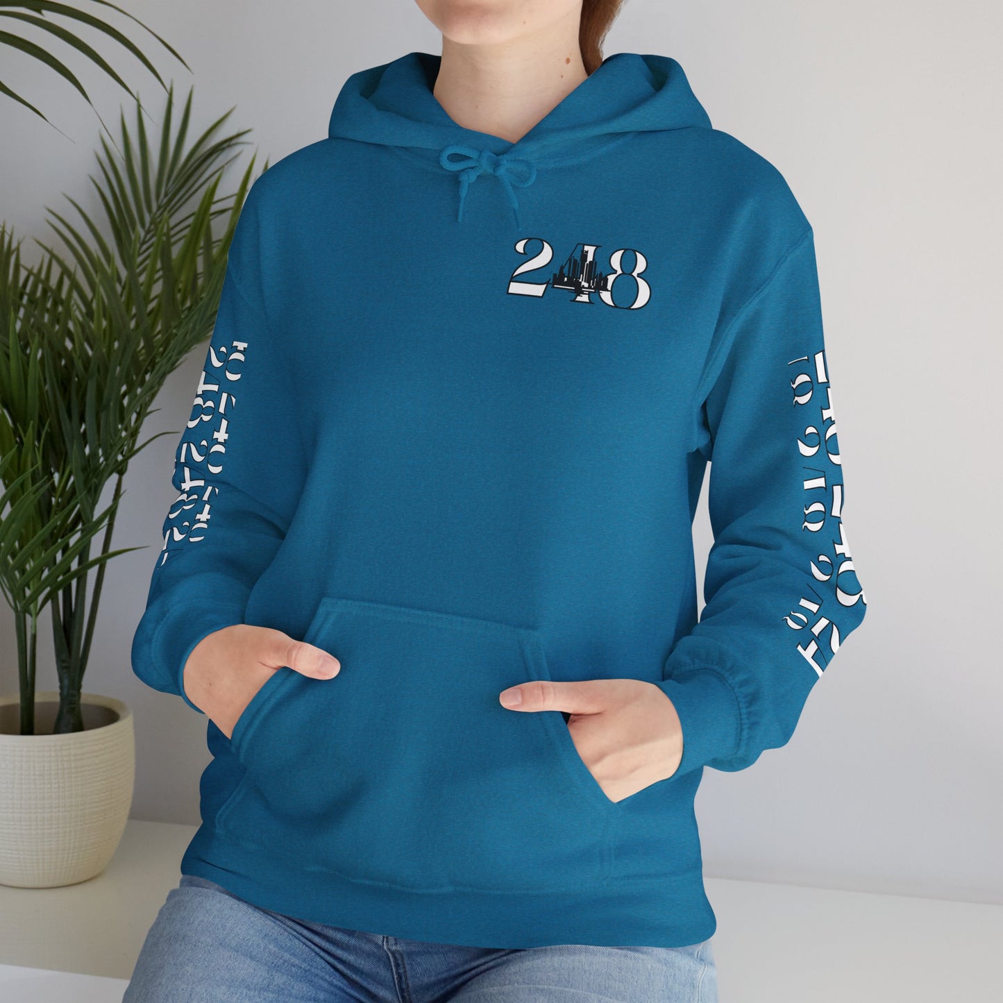 248 Skyline w Mi. Art Hoodie Sweatshirt