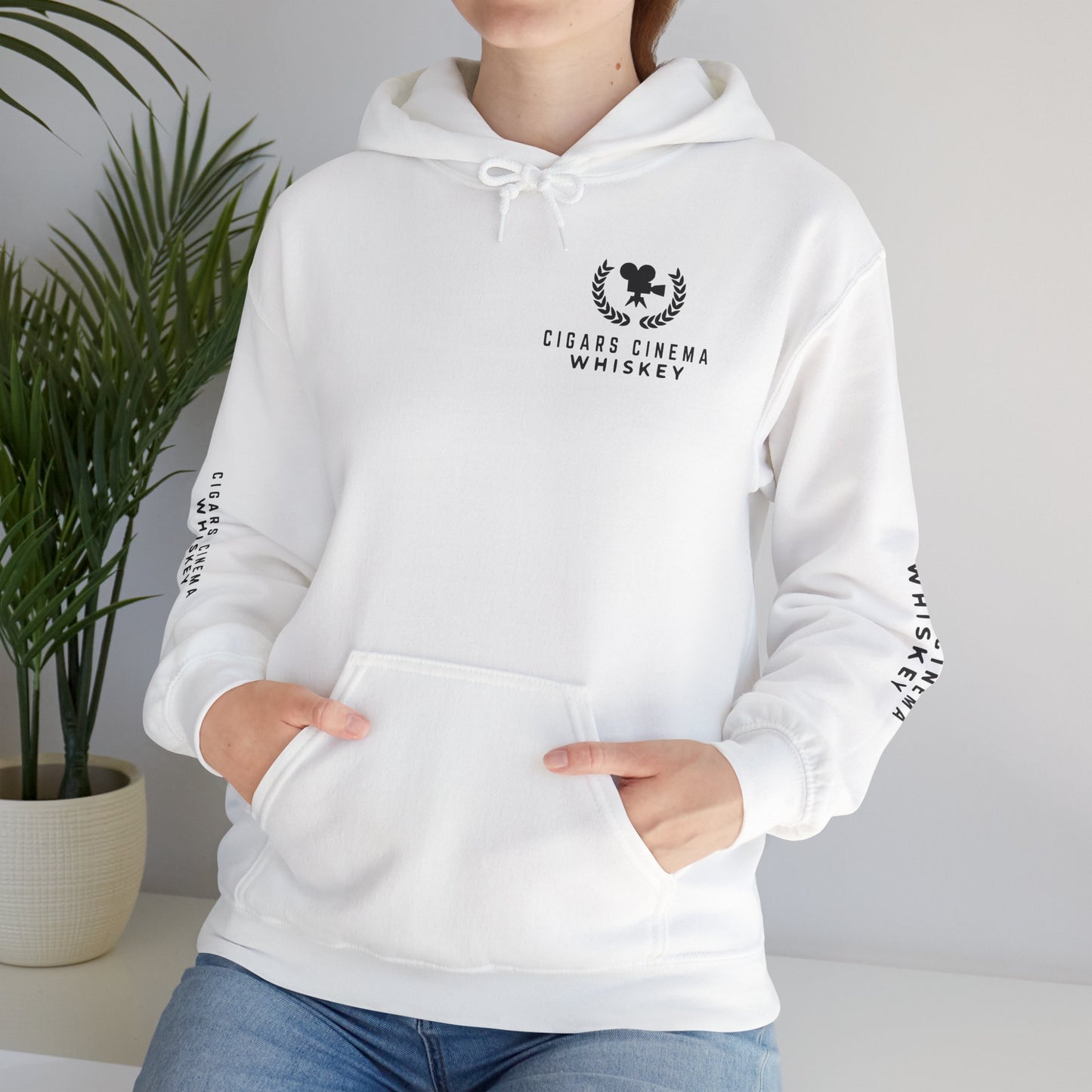 Cigars & Whiskey Bonfire Hoodie - Unisex Heavy Blend Sweatshirt