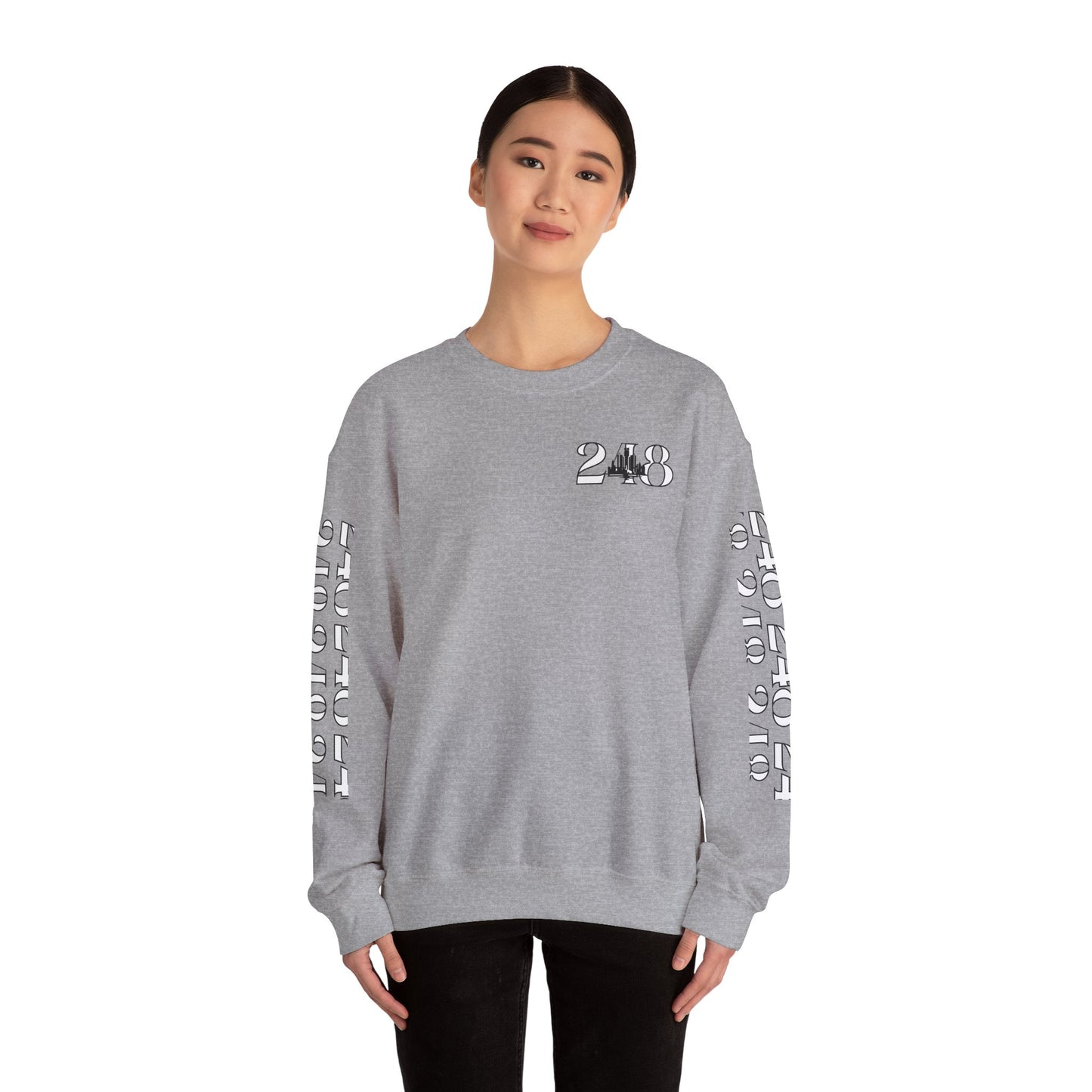 248 Skyline w Mi.Art Sweatshirt - Unisex Crewneck