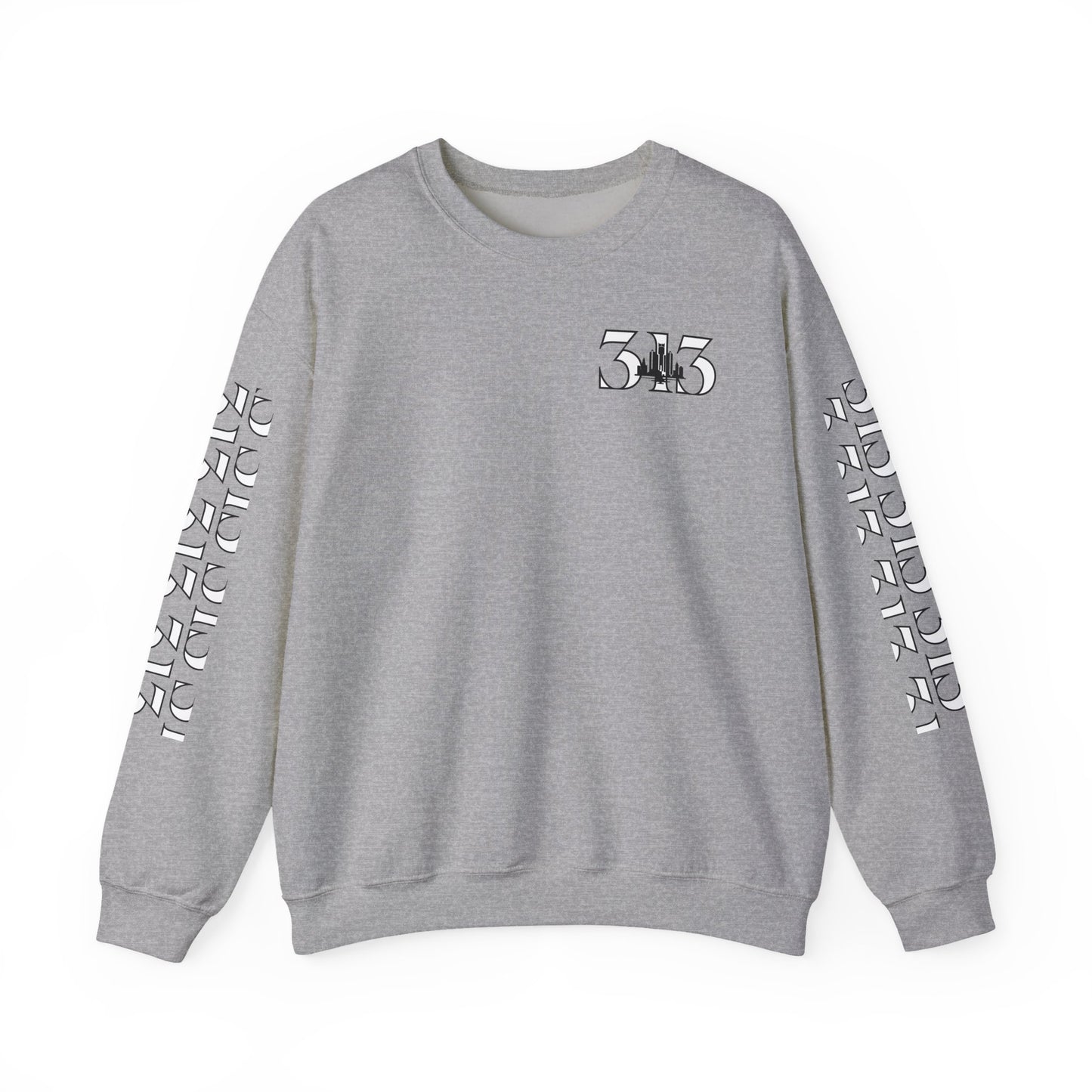 313 Skyline w Mi.Art Sweatshirt - Unisex Crewneck