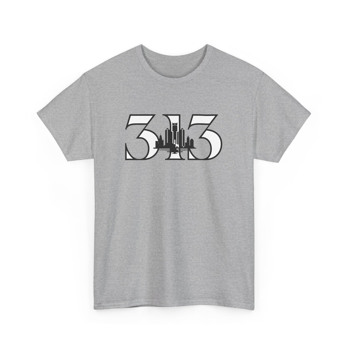 313 Skyline Tee - Unisex Heavy Cotton Shirt
