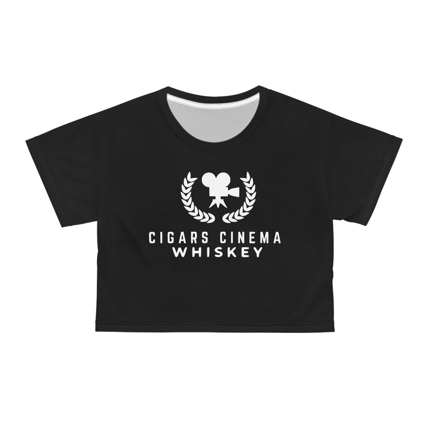 CCW Logo (White Print) Crop Tee
