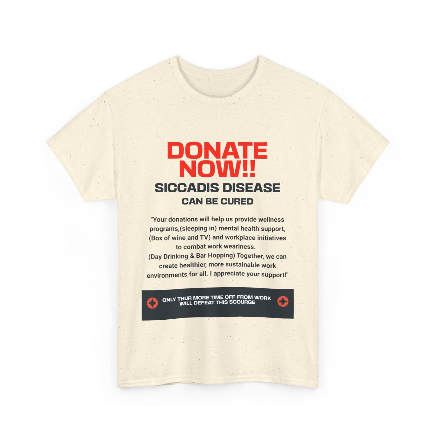 SICCADIS Donate Now Tee
