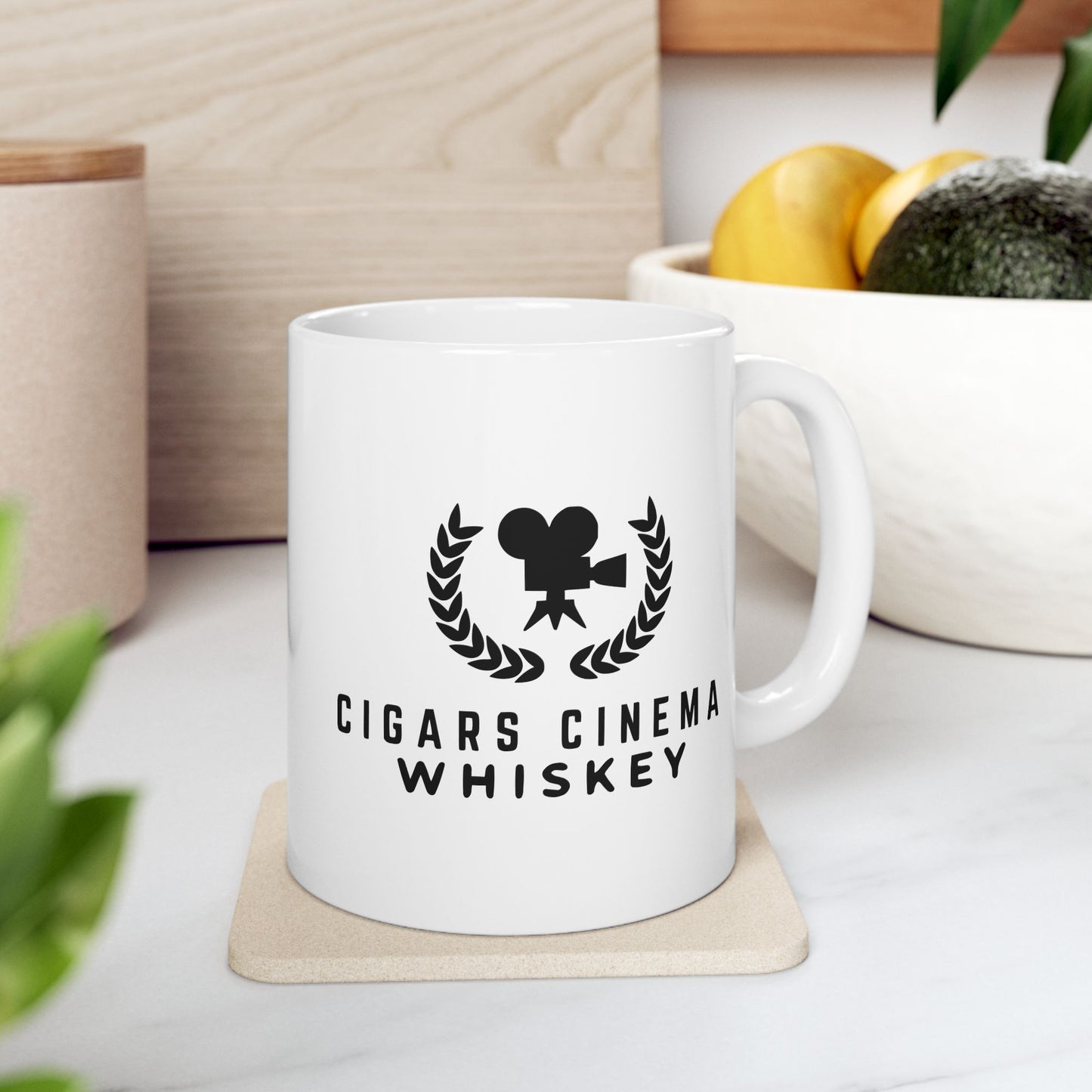 Cigars & Whiskey Ceramic Mug - Perfect Gift for Enthusiasts
