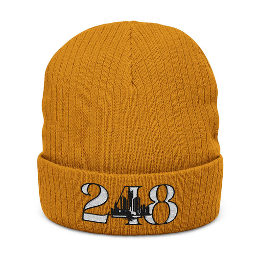 248 Skyline Beanie  Embroidered
