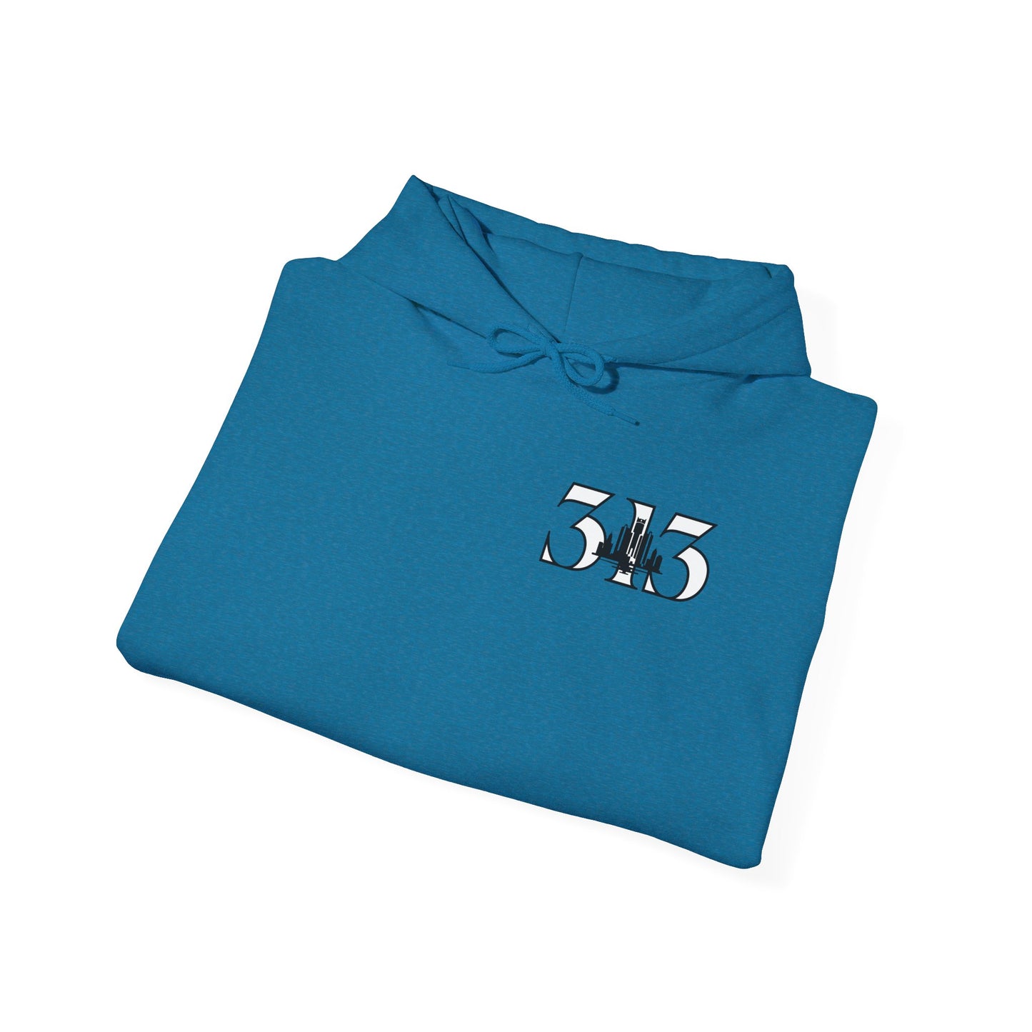 313 Skyline w Mi. Art Hoodie Sweatshirt Ver