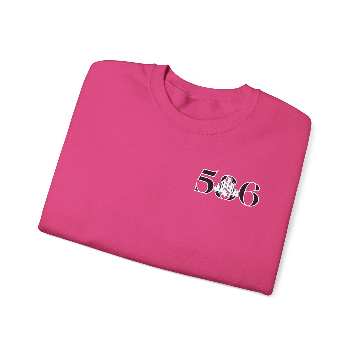 586 Skyline w Mi.Art White Logo Sweatshirt - Unisex Crewneck