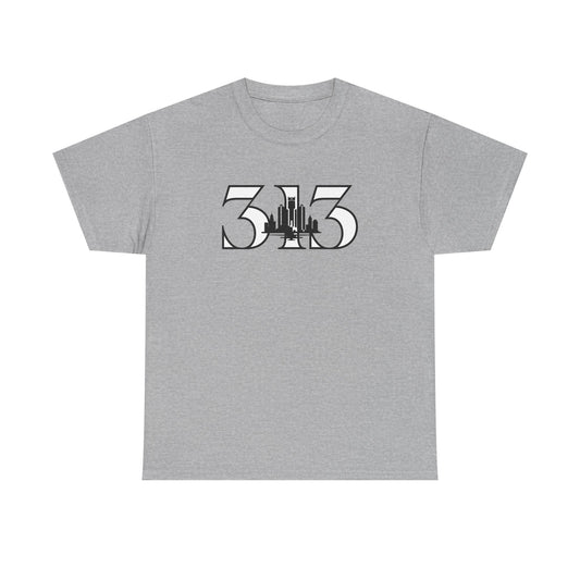313 Skyline Tee - Unisex Heavy Cotton Shirt
