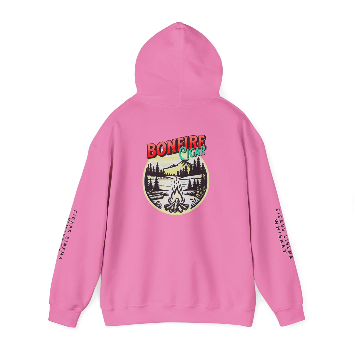 Cigars & Whiskey Bonfire Hoodie - Unisex Heavy Blend Sweatshirt