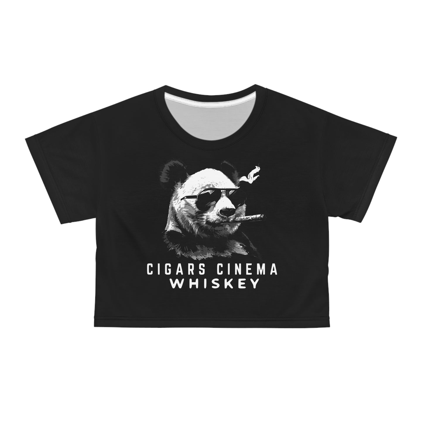 Cropped Tee Clyde the Panda & CCW Logo