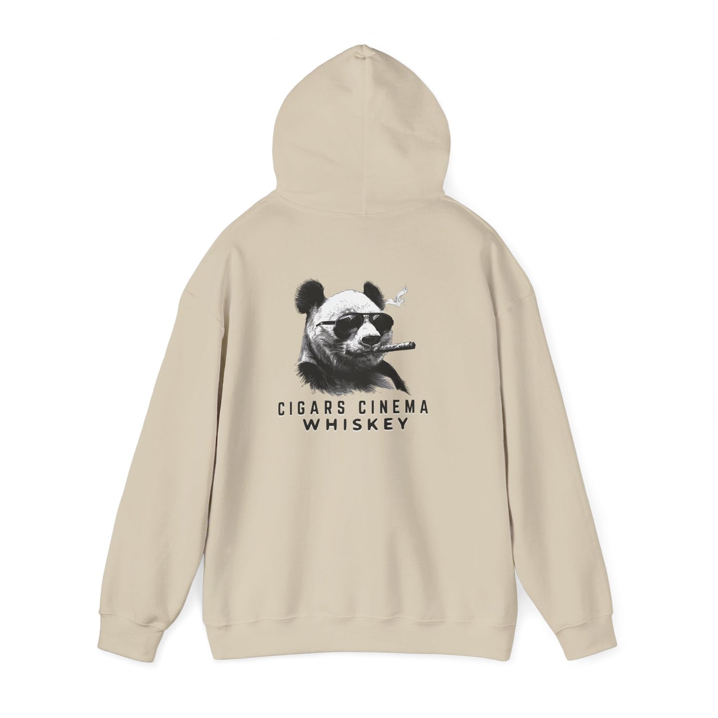 Cigars Cinema Hoodie, Cozy Unisex Sweatshirt for Film Lovers, Gift for Whiskey Enthusiasts, Perfect for Movie Nights, Holiday Apparel