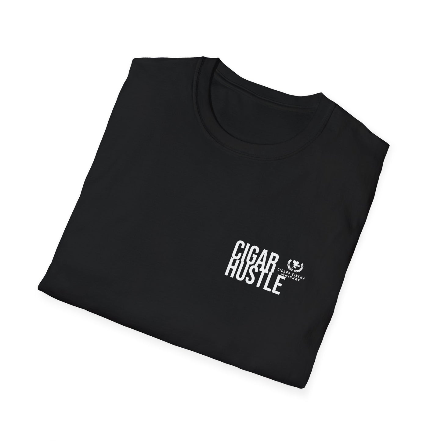 Cigar Hustle Graphic T-Shirt — 'Cigar Hustle' Logo Tee