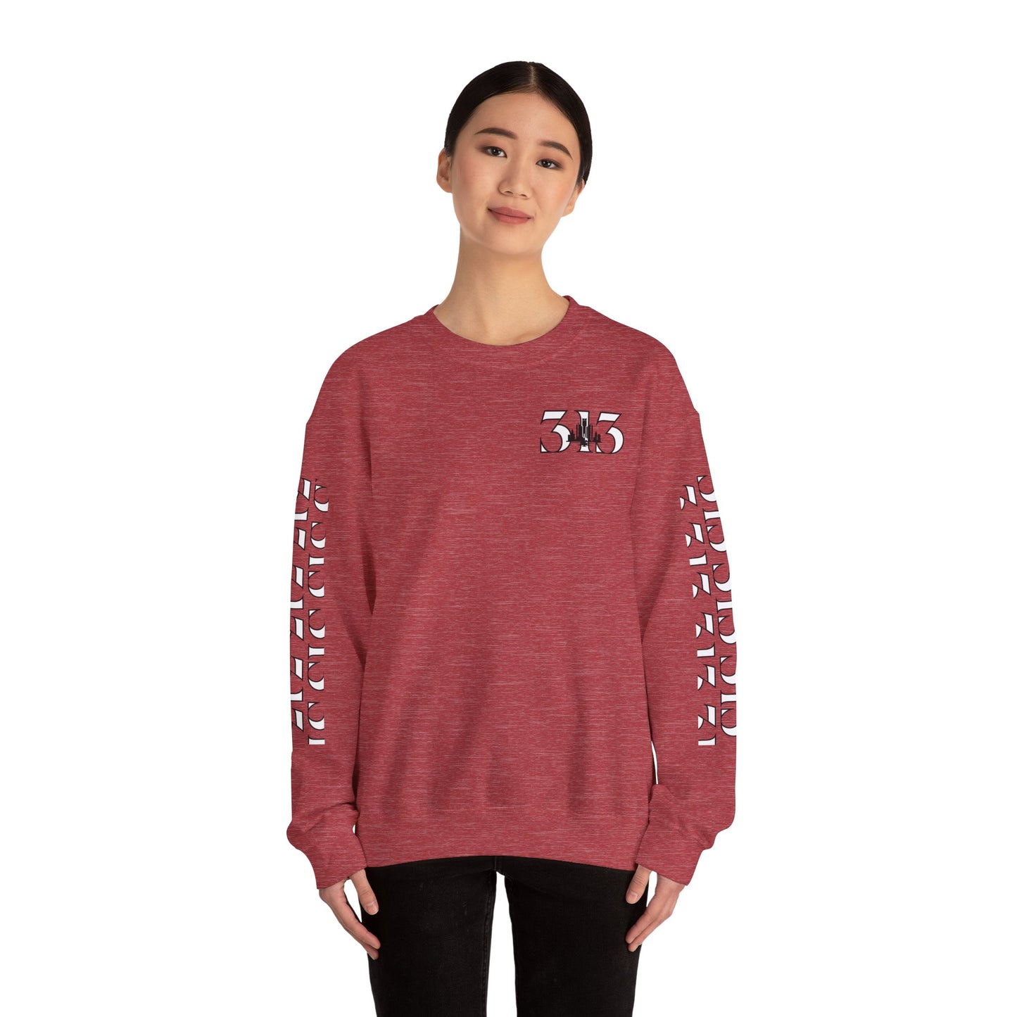 313 Skyline w Mi.Art Sweatshirt - Unisex Crewneck