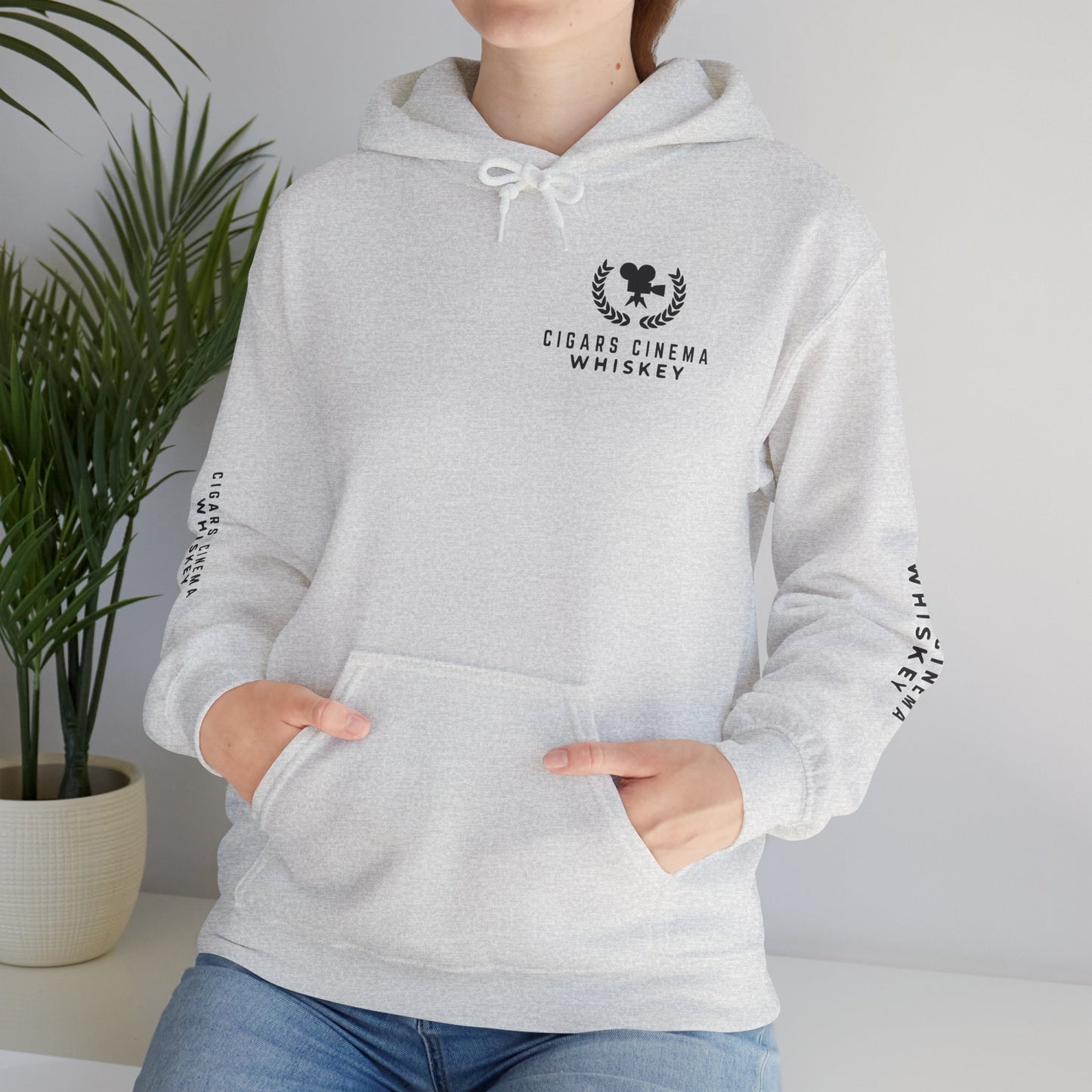 Cigars & Whiskey Bonfire Hoodie - Unisex Heavy Blend Sweatshirt