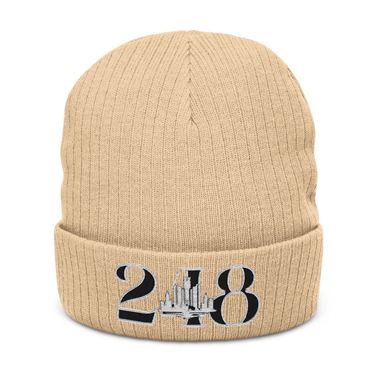 248 Skyline Beanie  Embroidered