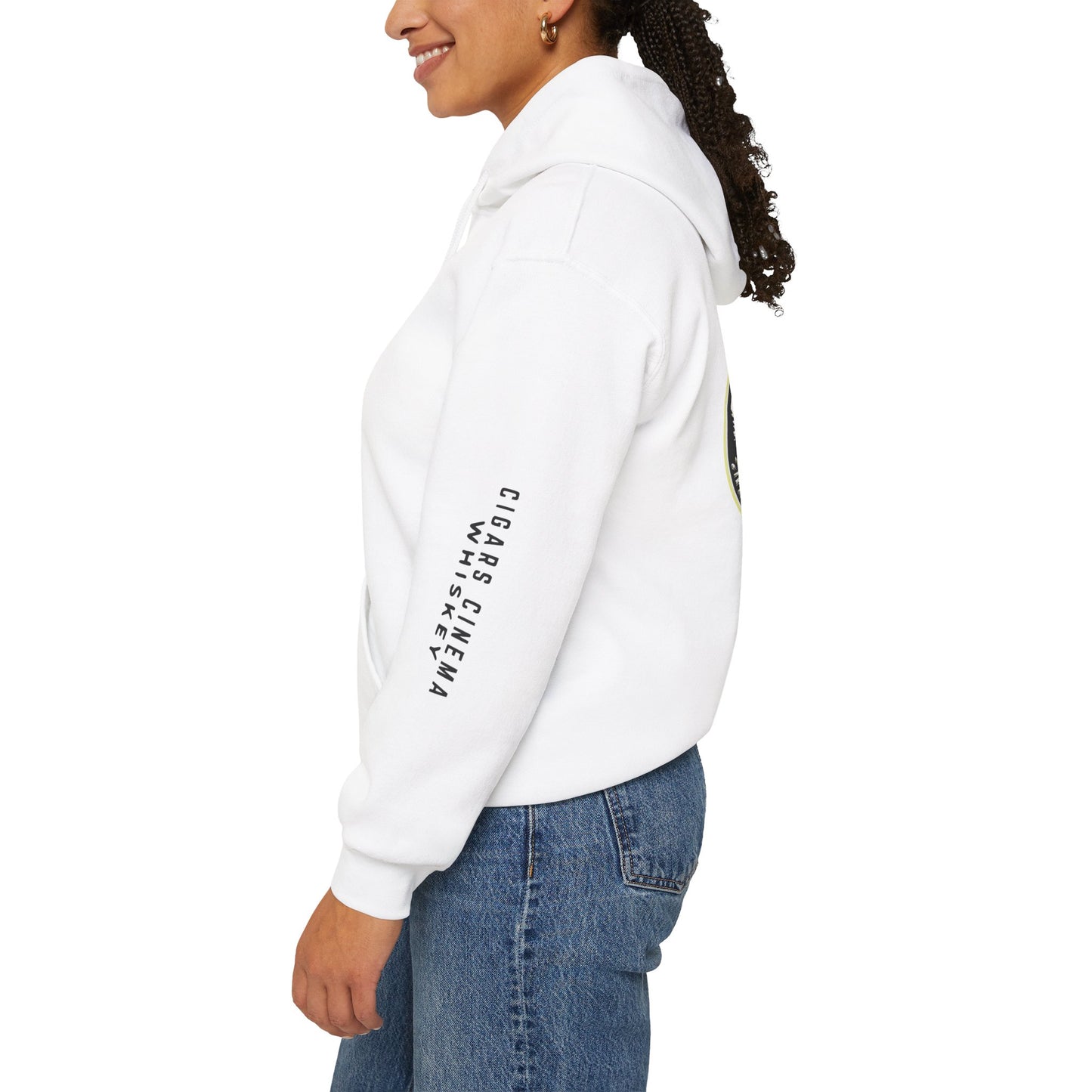 Cigars & Whiskey Bonfire Hoodie - Unisex Heavy Blend Sweatshirt