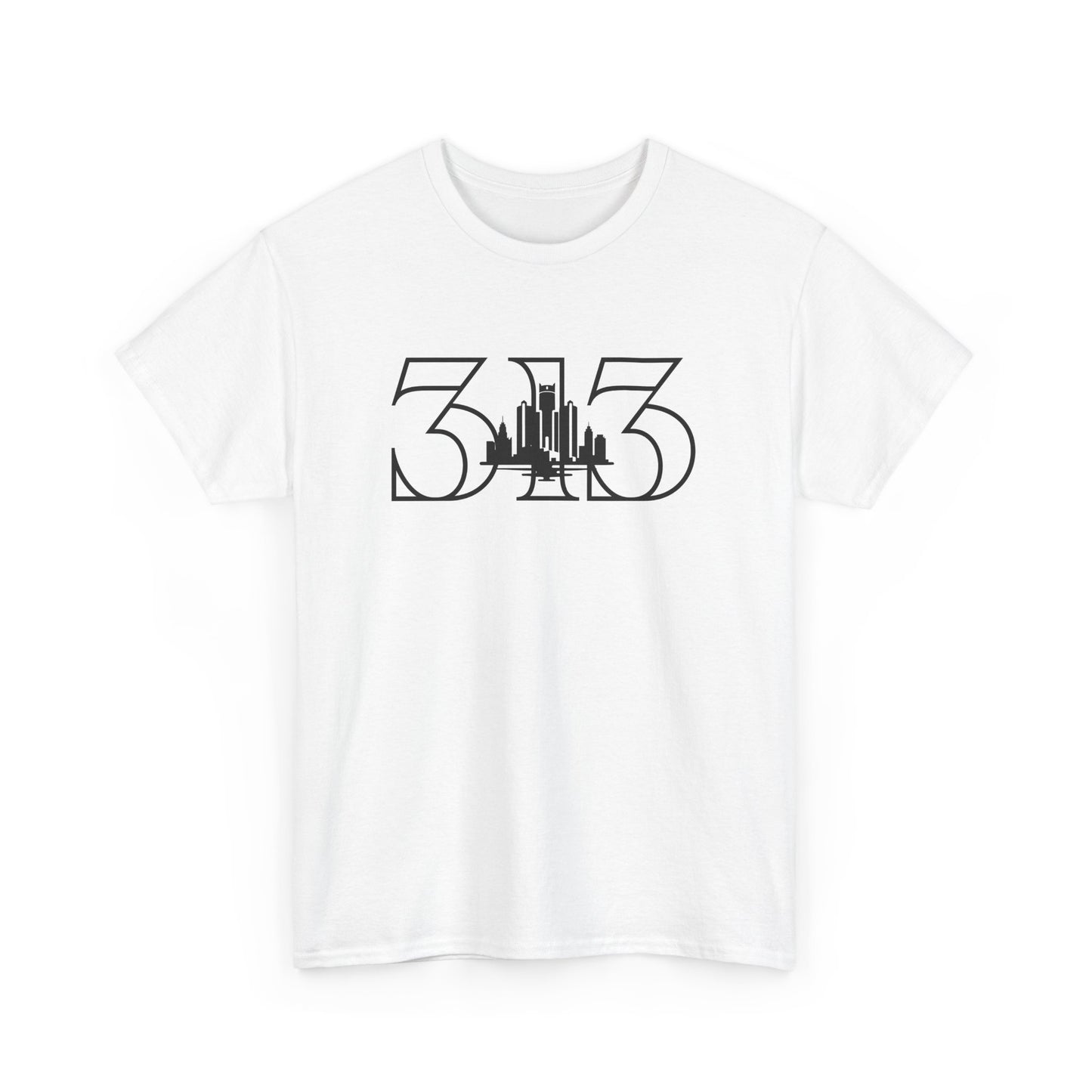 313 Skyline Tee - Unisex Heavy Cotton Shirt