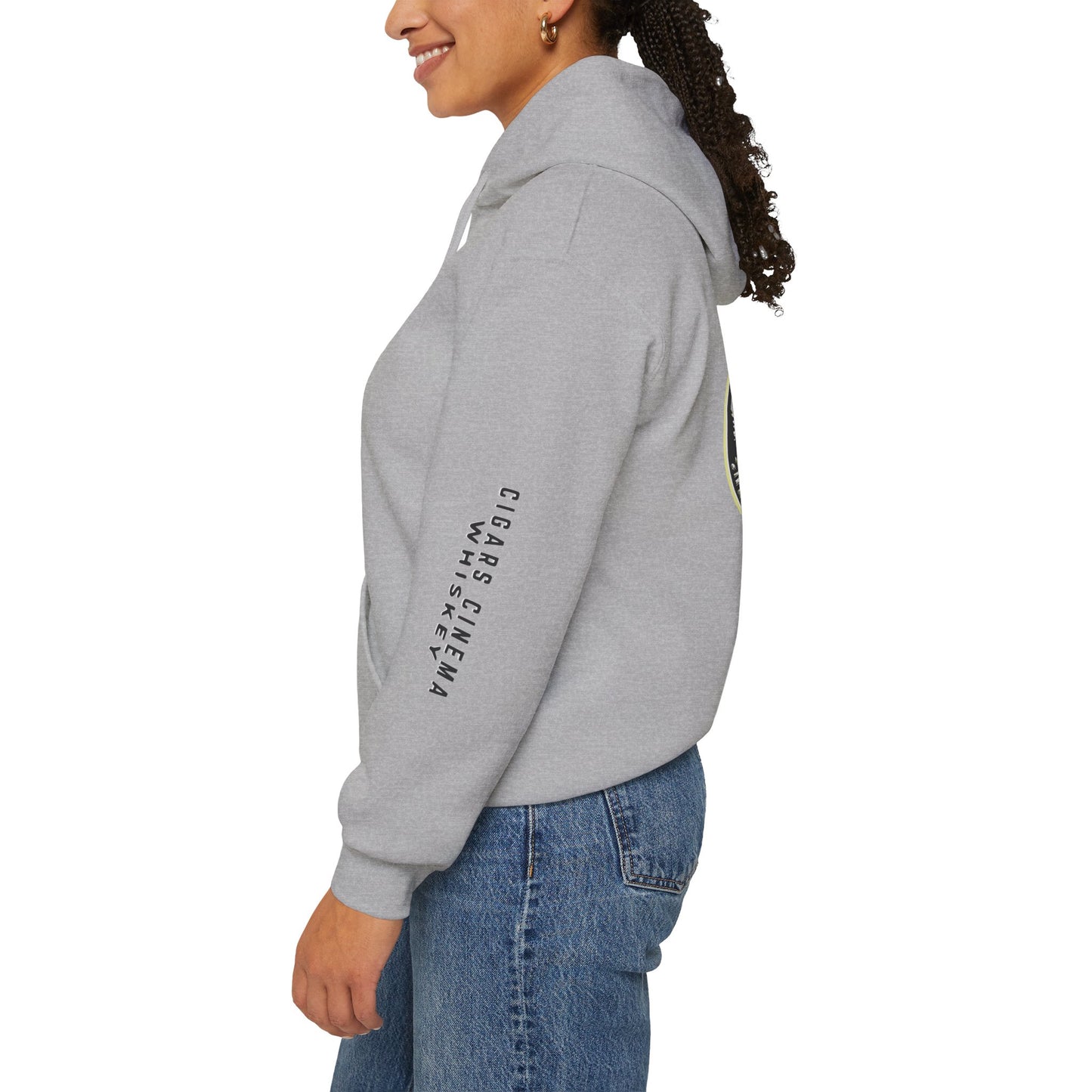 Cigars & Whiskey Bonfire Hoodie - Unisex Heavy Blend Sweatshirt
