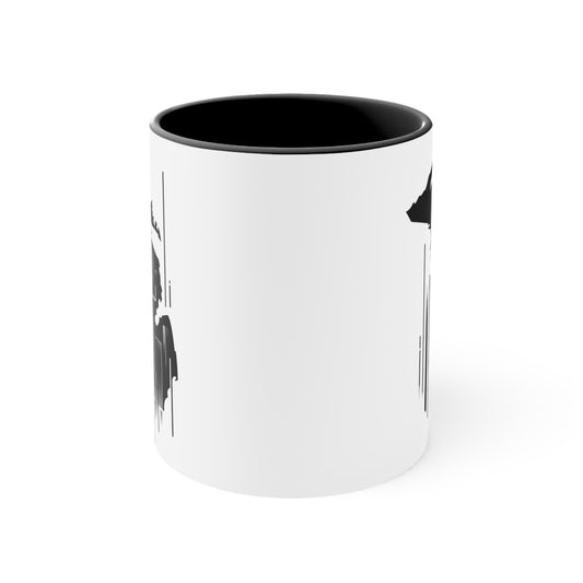 Mi-Mug Colorful Accent Mug - 11oz Coffee Cup for Nature Lovers