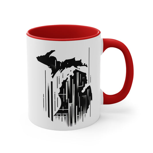 Mi-Mug  Colorful Accent Mug - 11oz Coffee Cup for Nature Lovers