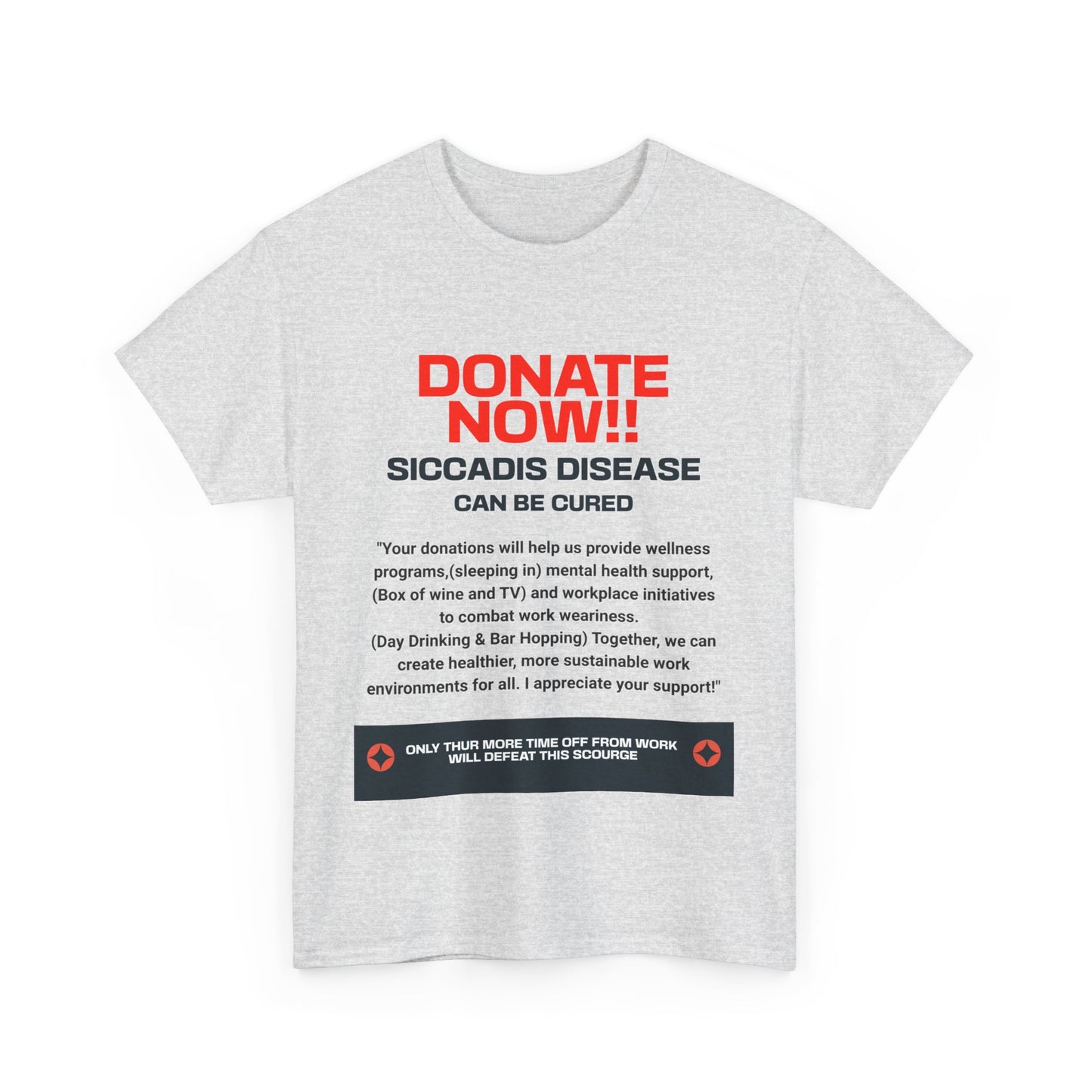 SICCADIS Donate Now Tee