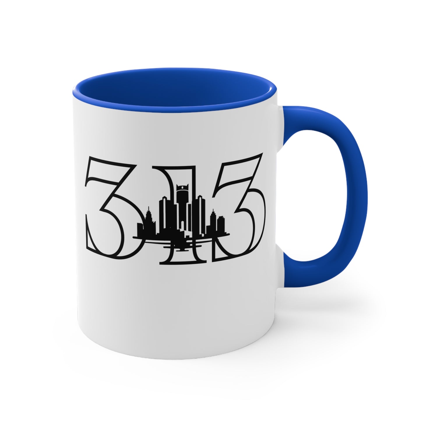 313 Skyline - Colorful Accent 11oz Mug