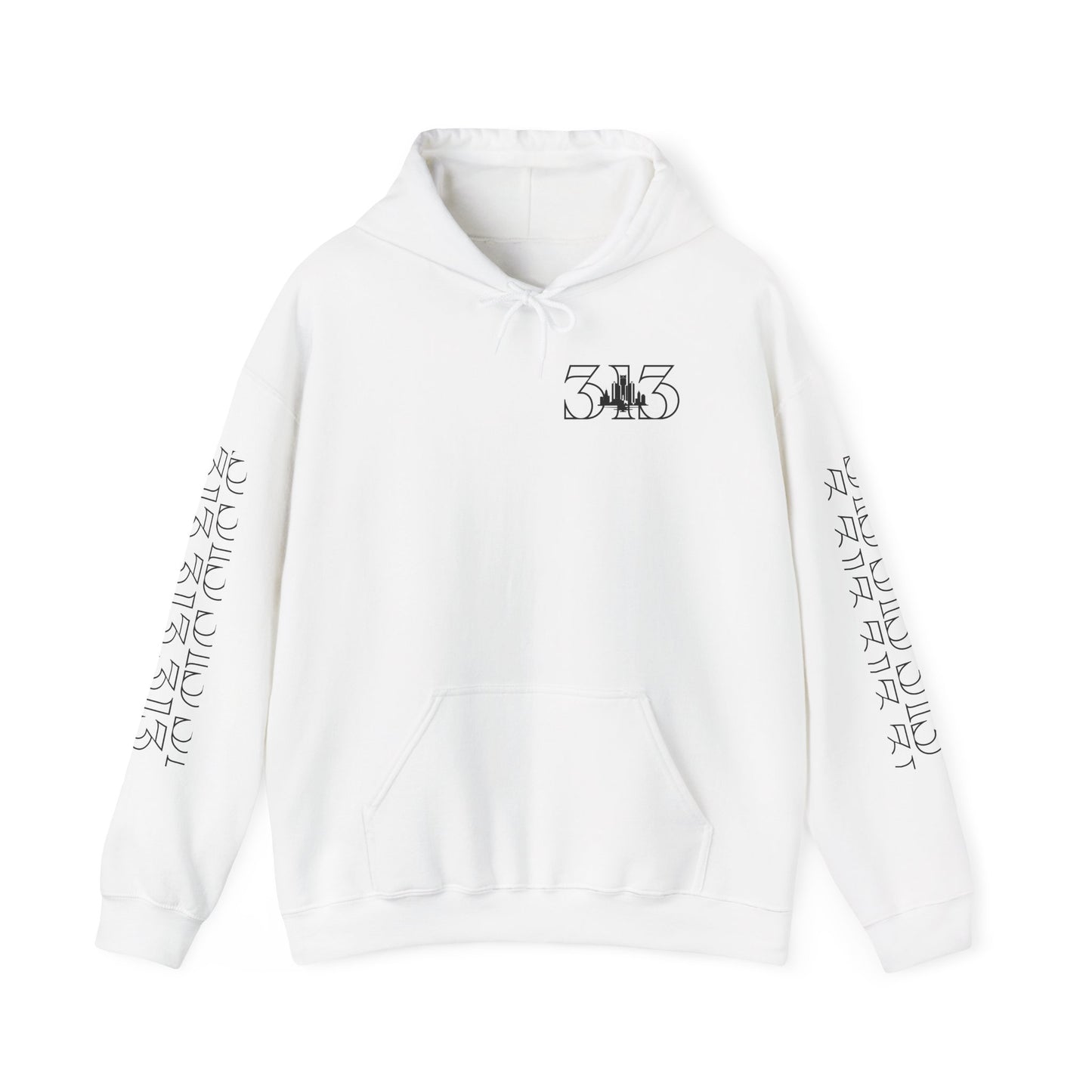 313 Skyline w Mi. Art Hoodie Sweatshirt Ver