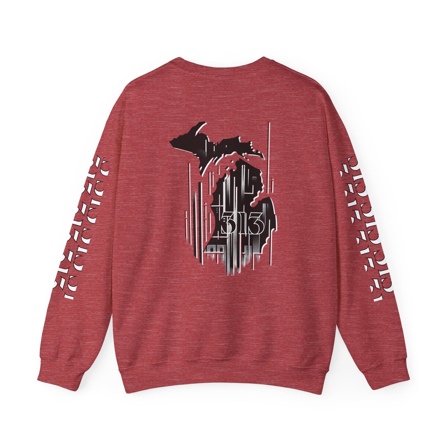 313 Skyline w Mi.Art Sweatshirt - Unisex Crewneck