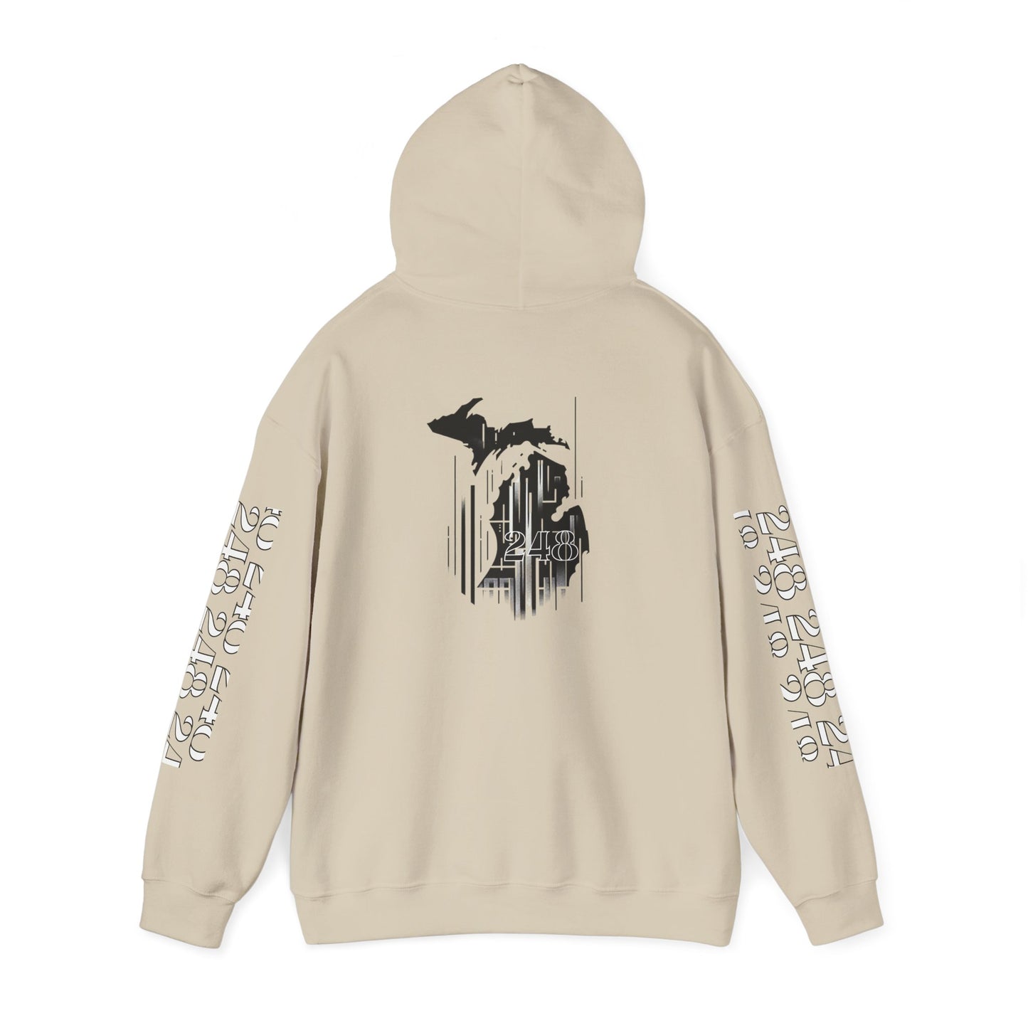 248 Skyline w Mi. Art Hoodie Sweatshirt