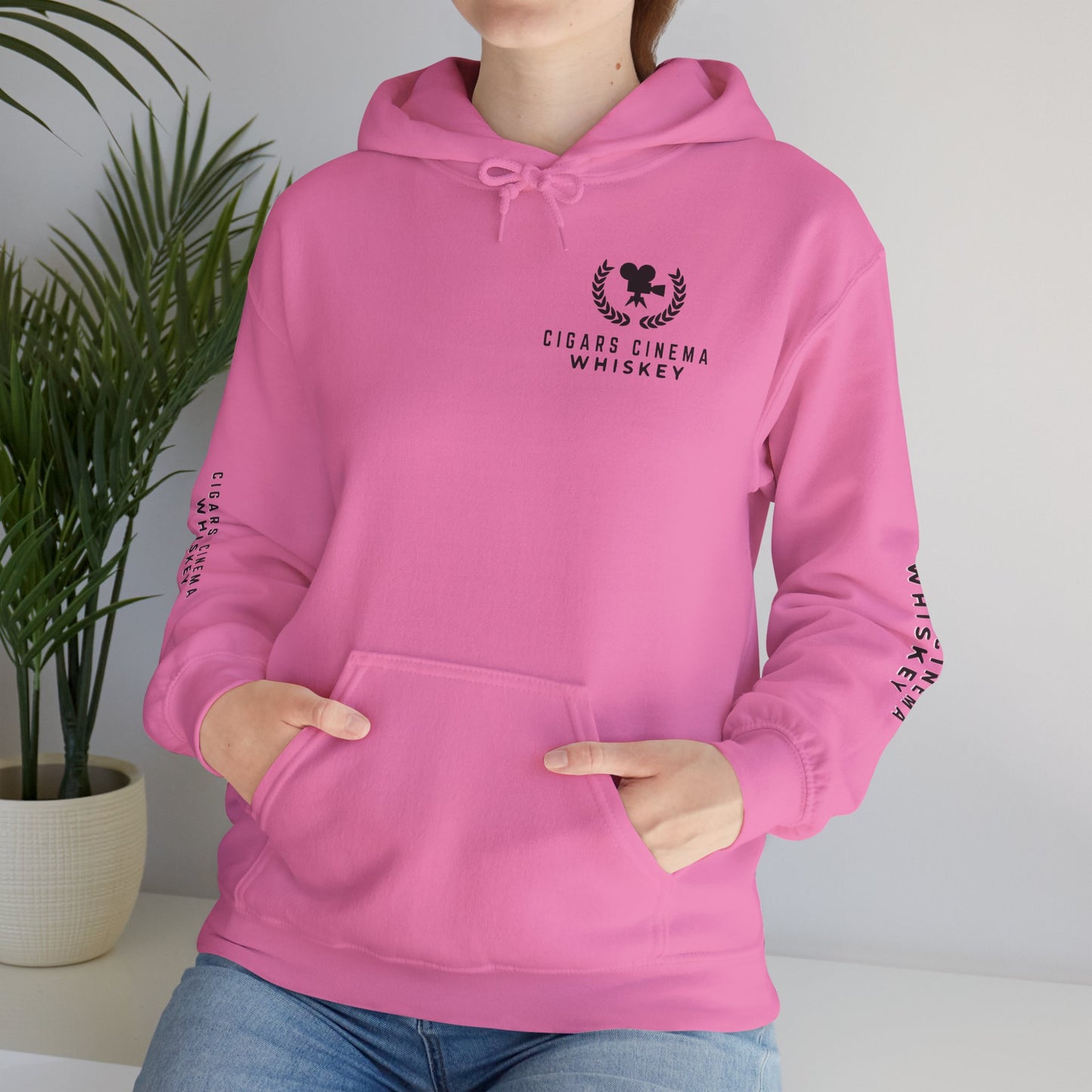 Cigars & Whiskey Bonfire Hoodie - Unisex Heavy Blend Sweatshirt