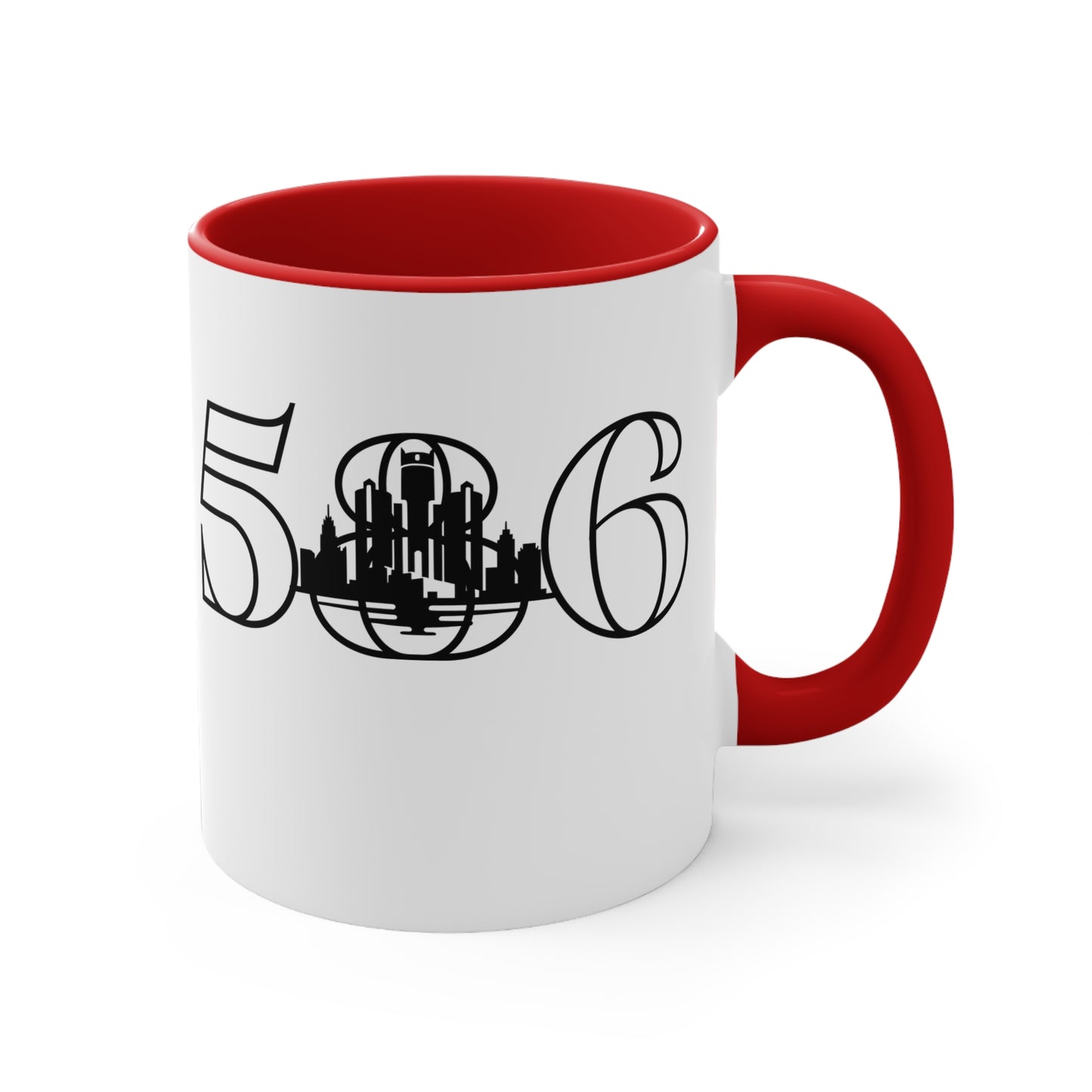 586 Skyline - Colorful Accent 11oz Mug