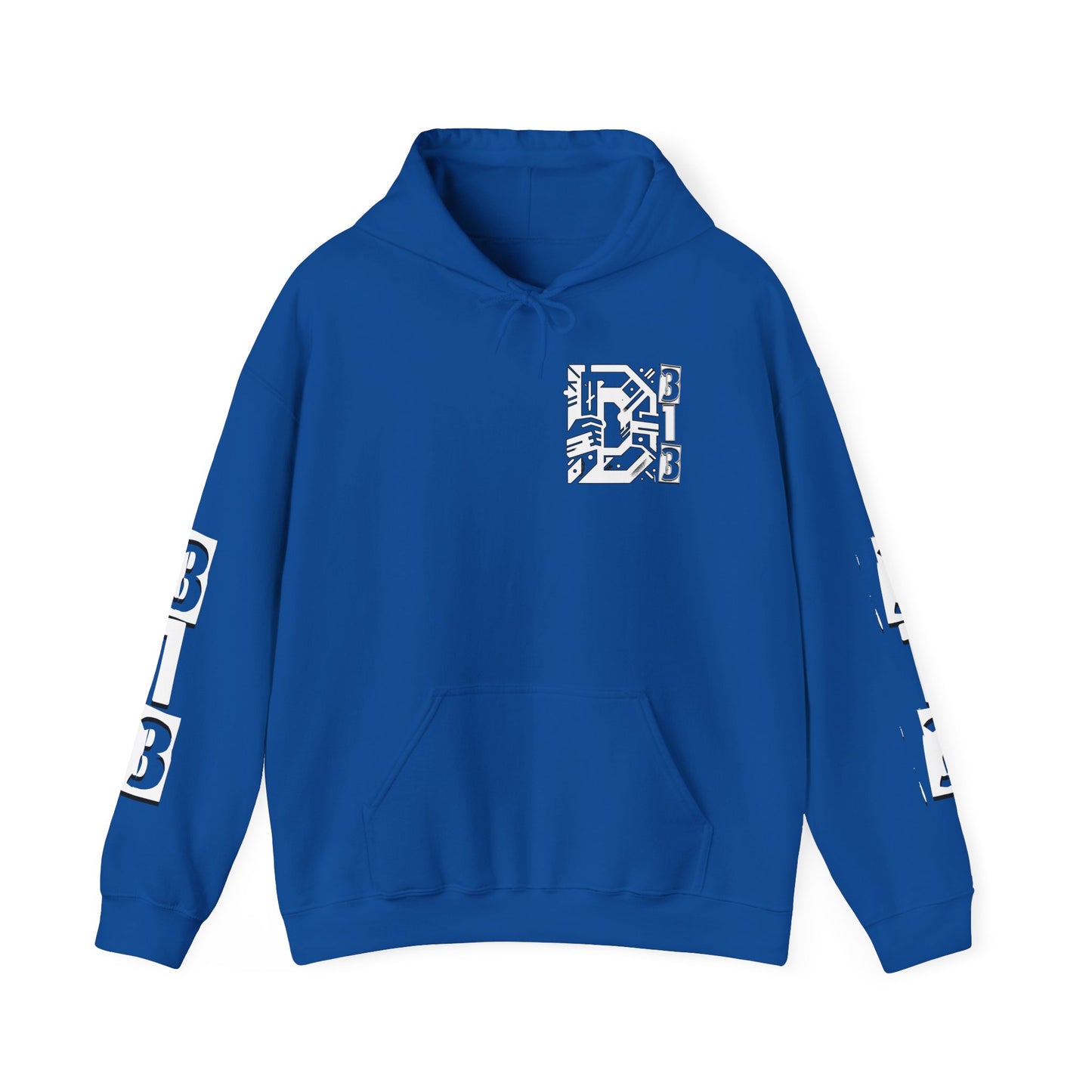 D-Hard 313 Detroit Hustle Hoodie (White Print)