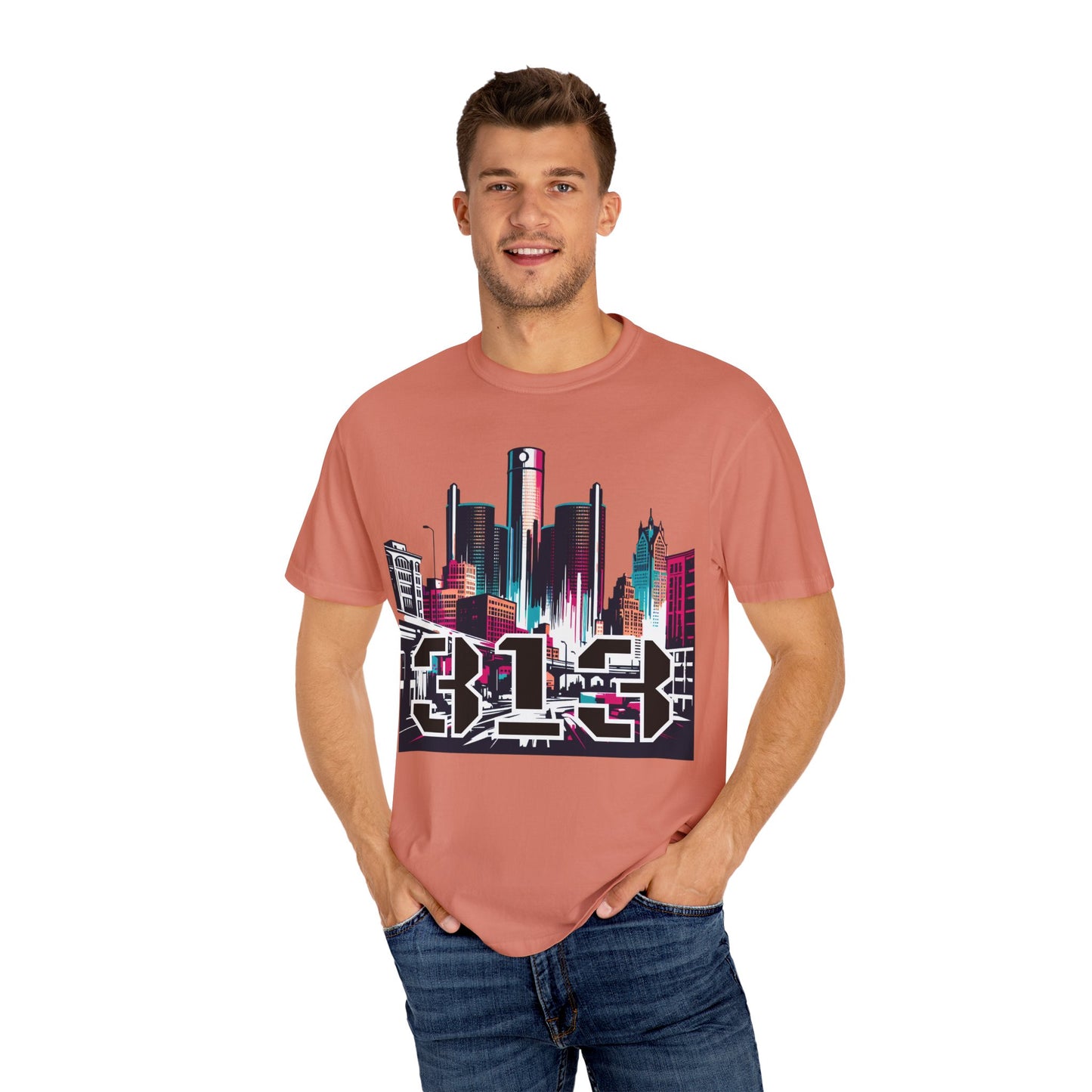 Detroit 313 Hyper Color T-shirt